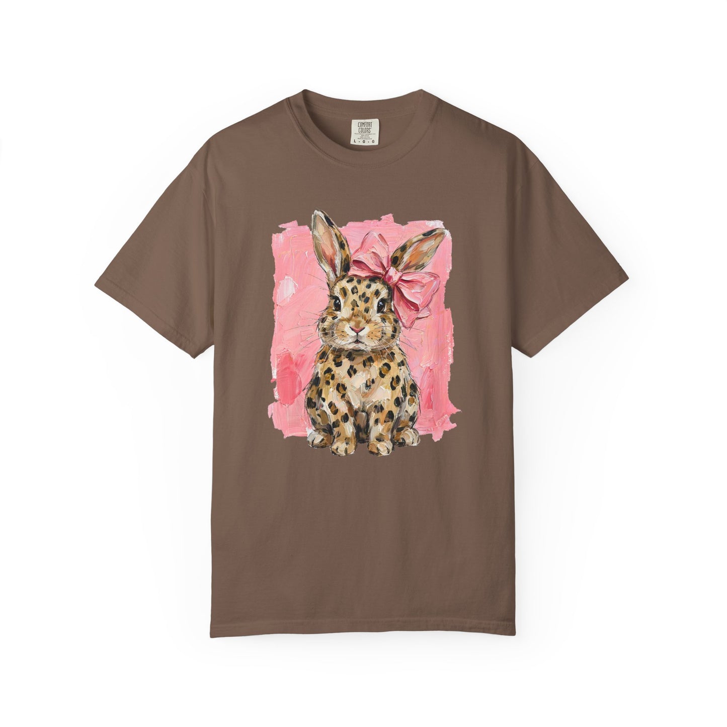 Leopard Print Bunny Tee