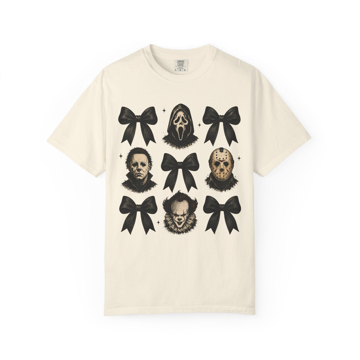 Horror Mask Grid T‑Shirt