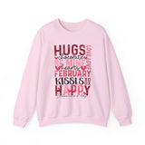 Hugs Be Mine February Kisses Crewneck