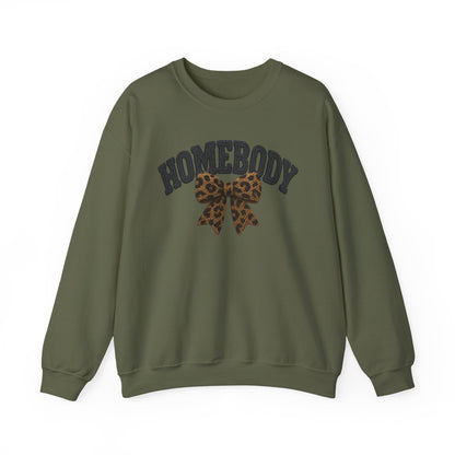 Homebody Leopard Bow Crewneck