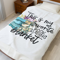 This Is My Favorite Book Reading Blanket