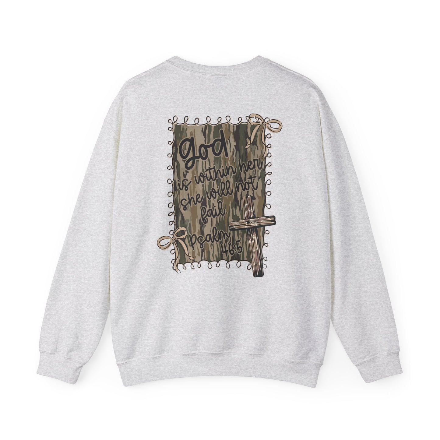 “God is within her; she will not fail" Crewneck