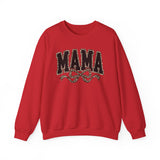 Leopard Print "MAMA" Crewneck