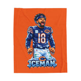 Cozy Chicago Football Blanket