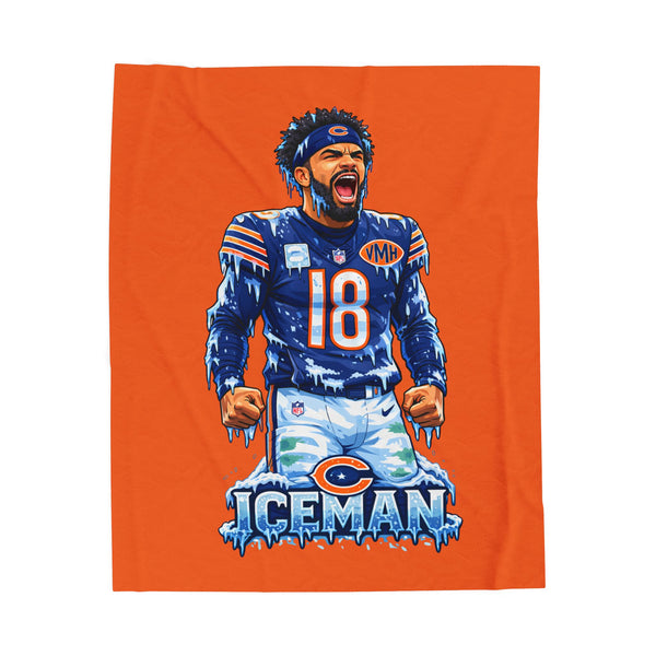 Cozy Chicago Football Blanket