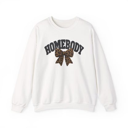 Homebody Leopard Bow Crewneck