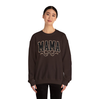 Leopard Print "MAMA" Crewneck