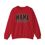 Leopard Print "MAMA" Crewneck