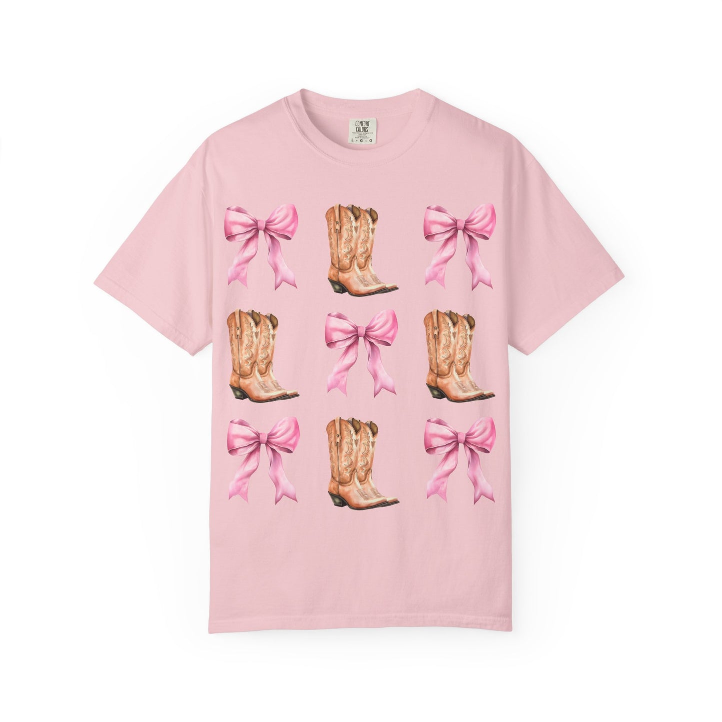 Cowgirl Boots & Pink Bows T-Shirt
