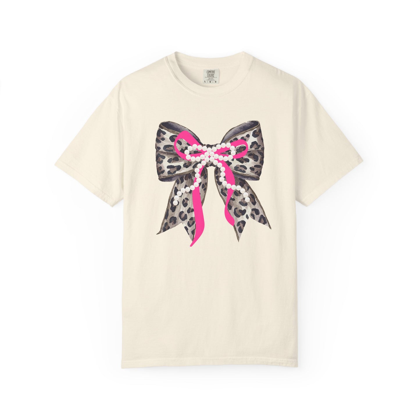 Pearl Leopard Bow T-Shirt