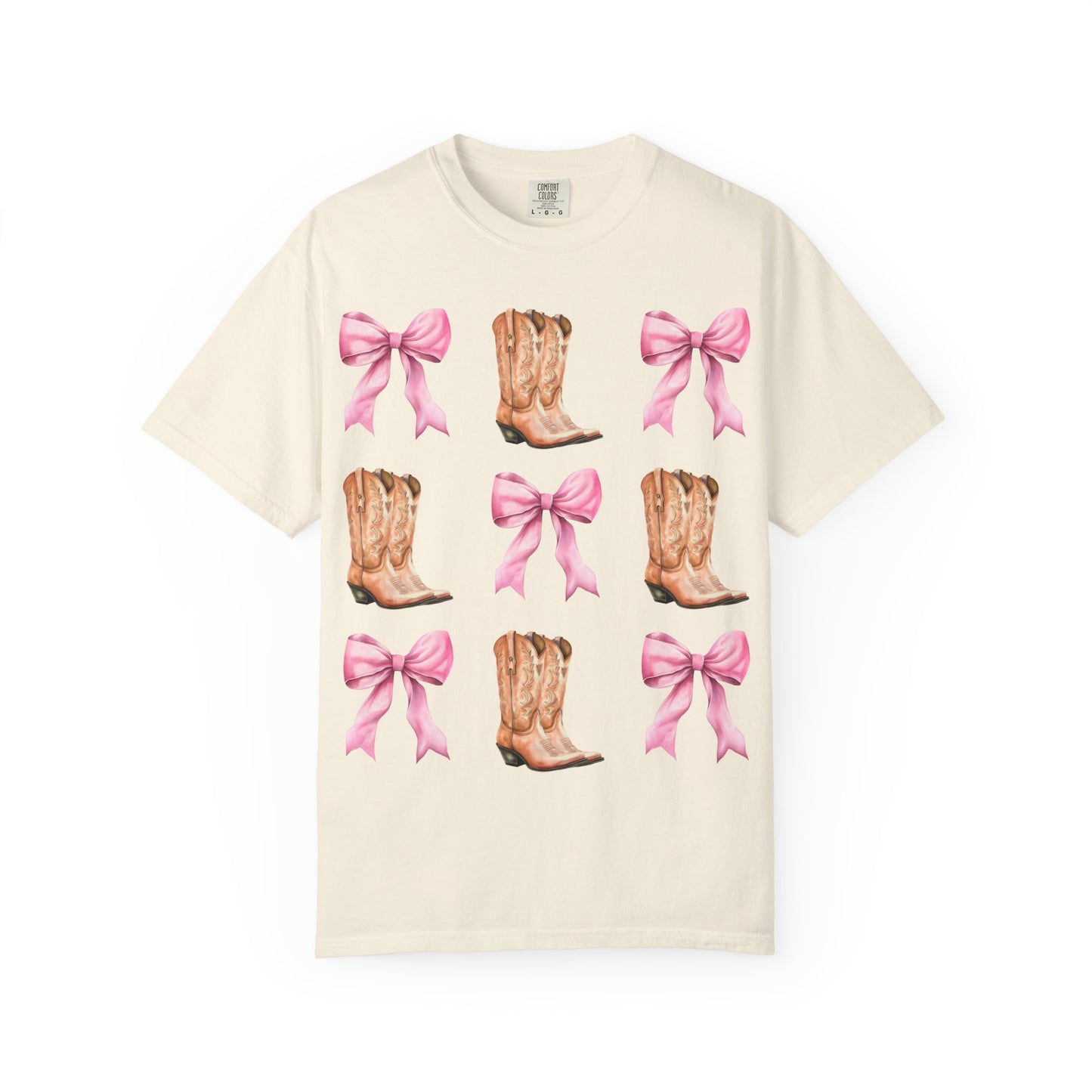Cowgirl Boots & Pink Bows T-Shirt