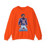 Iceman Football Player Graphic Crewneck
