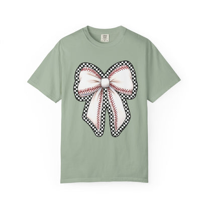 Baseball Stitch Bow T-Shirt