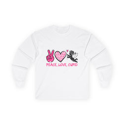 Peace, Love, Cupid Long Sleeve Tee