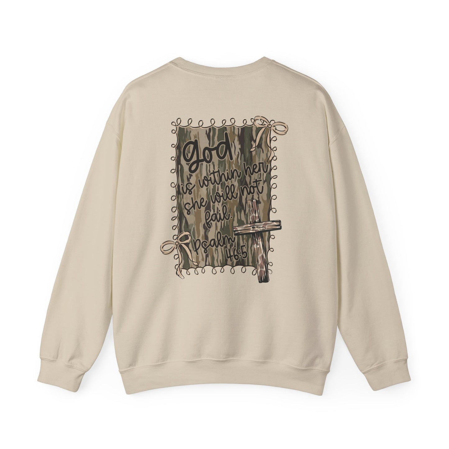 “God is within her; she will not fail" Crewneck
