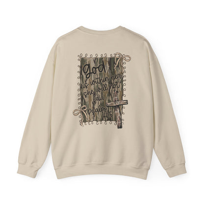 “God is within her; she will not fail" Crewneck