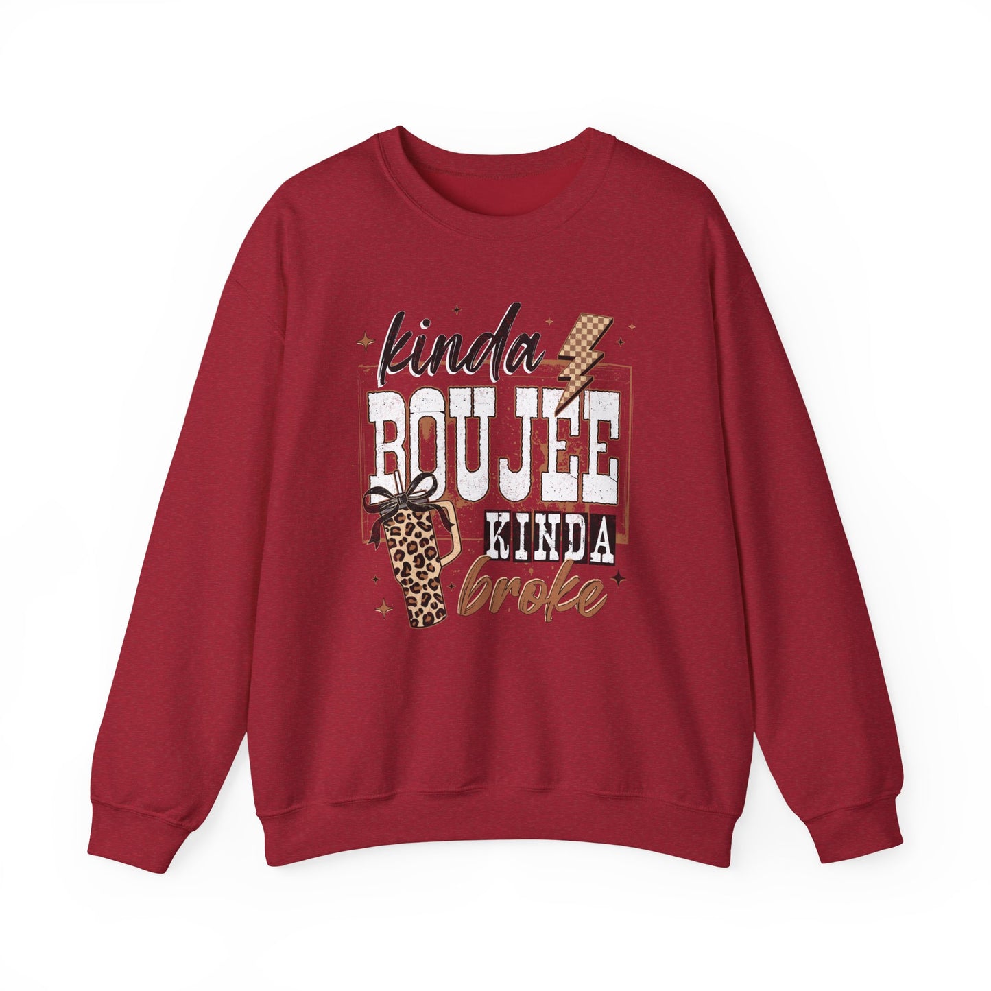 “Kinda Boujee Kinda Broke” Crewneck