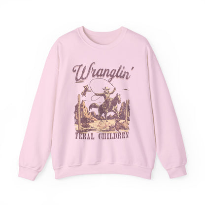 Wranglin' Western Crewneck