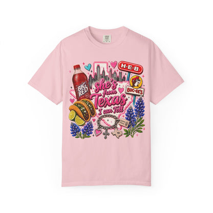 Big Red - "She's from Texas I can tell" T-Shirt