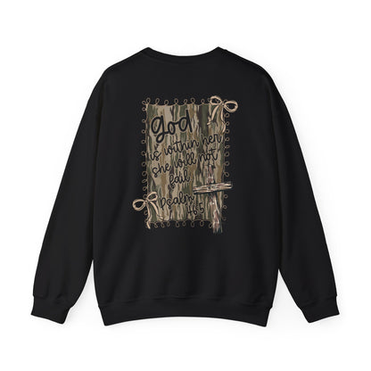 “God is within her; she will not fail" Crewneck