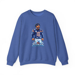 Iceman Football Player Graphic Crewneck