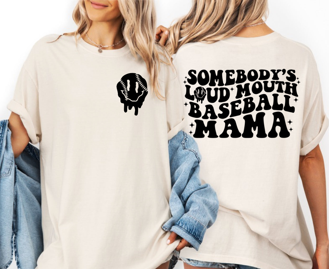 "Loud Mouth Baseball Mama” T-Shirt