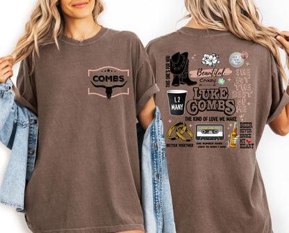 Luke Combs Collage T-Shirt
