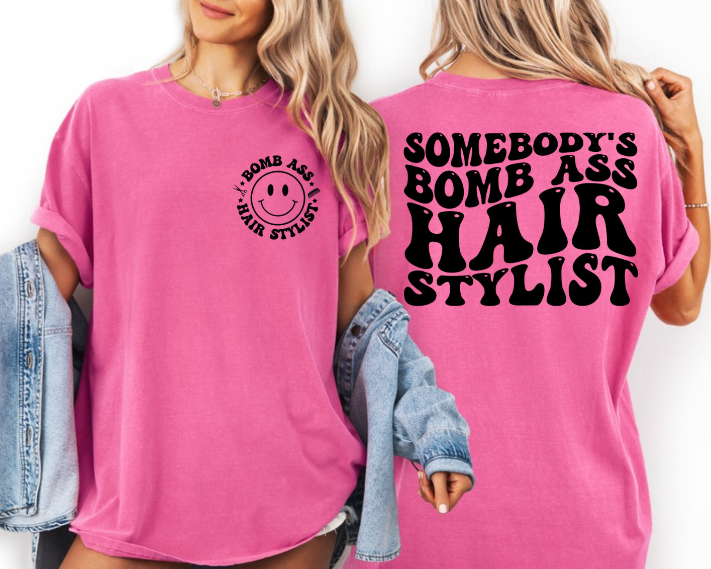 Somebody’s Bomb Ass Hair Stylist T-Shirt