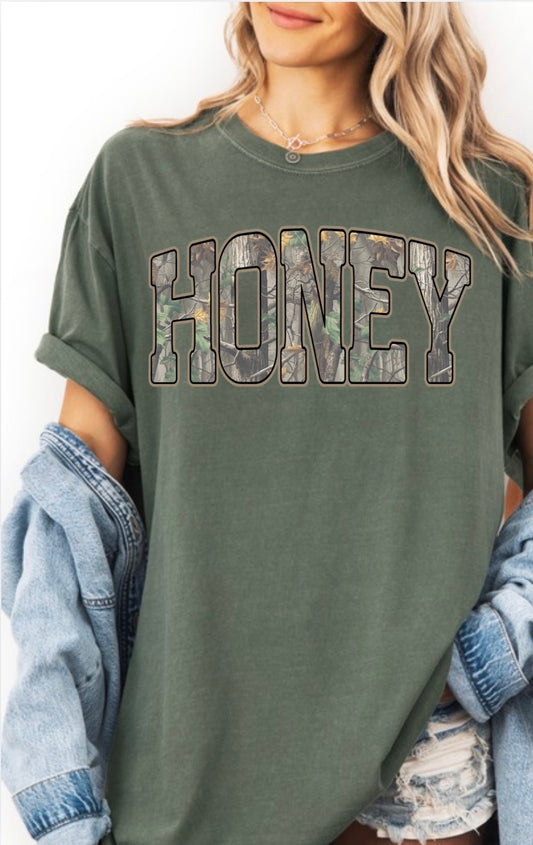 HONEY Camo T‑Shirt