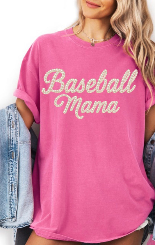 Pearl Baseball Mama T-Shirt
