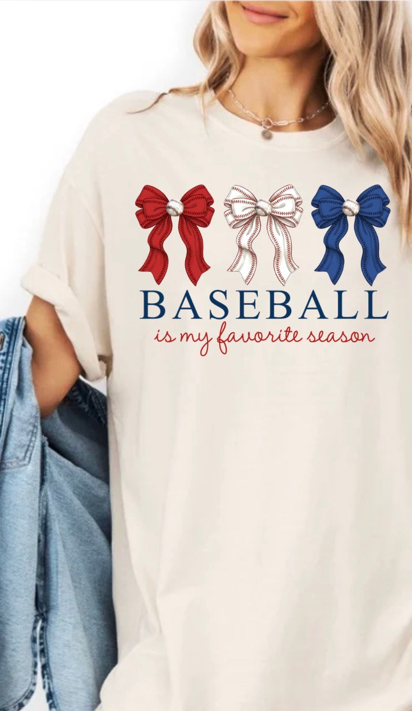 Baseball Is My Favorite Season T-Shirt