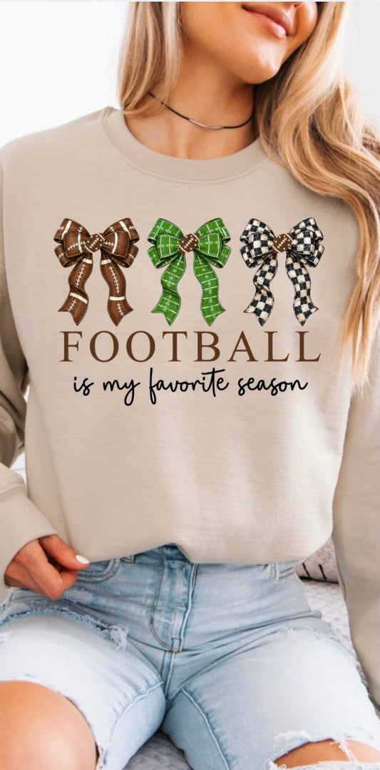 Football Is My Favorite Season Crewneck