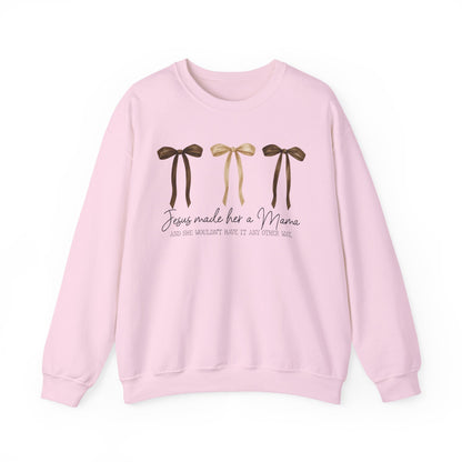 'Jesus Made Me a Mama' Crewneck
