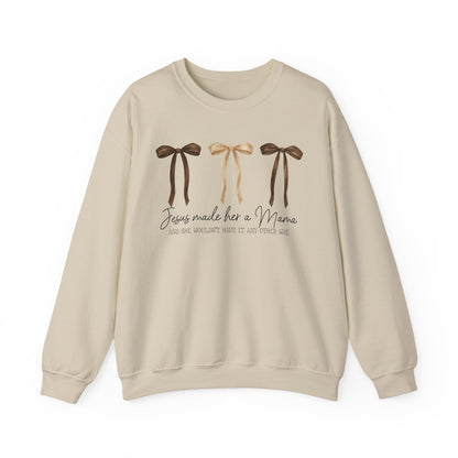 'Jesus Made Me a Mama' Crewneck