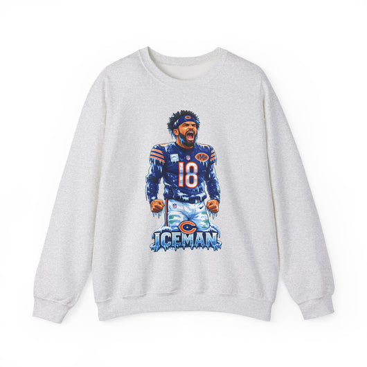 Iceman Football Player Graphic Crewneck