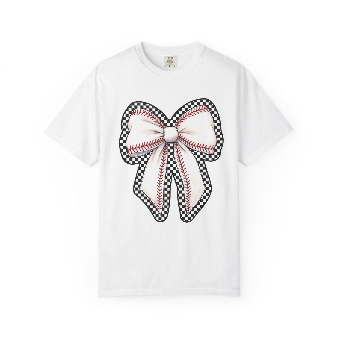 Baseball Stitch Bow T-Shirt