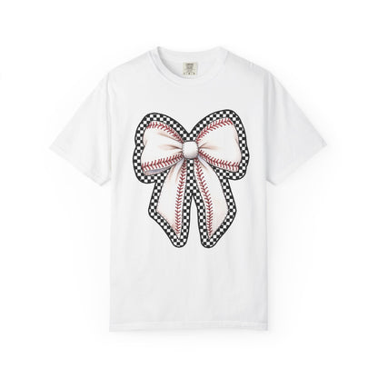 Baseball Stitch Bow T-Shirt
