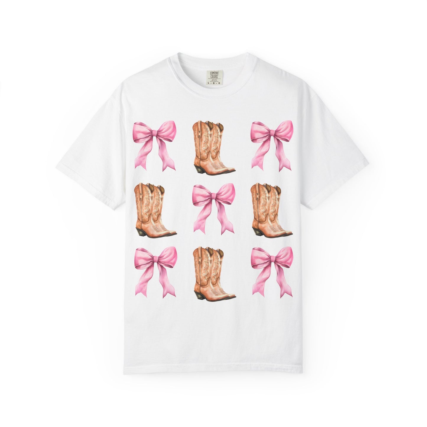Cowgirl Boots & Pink Bows T-Shirt