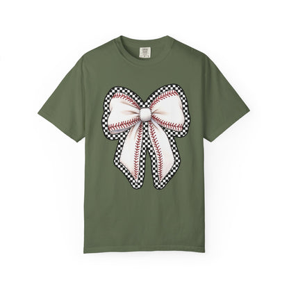Baseball Stitch Bow T-Shirt