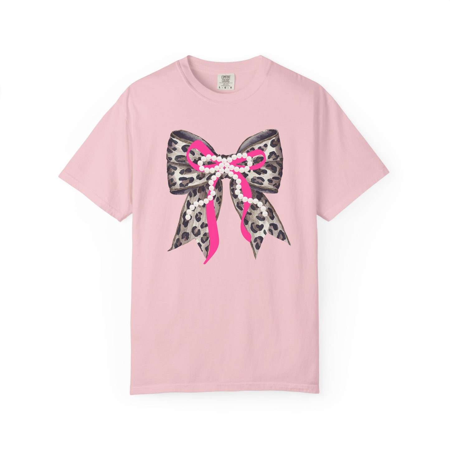 Pearl Leopard Bow T-Shirt