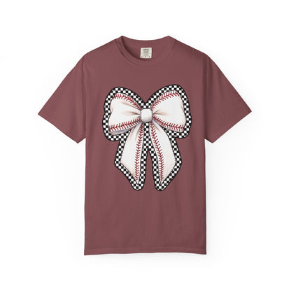 Baseball Stitch Bow T-Shirt