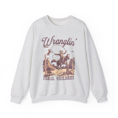 Wranglin' Western Crewneck