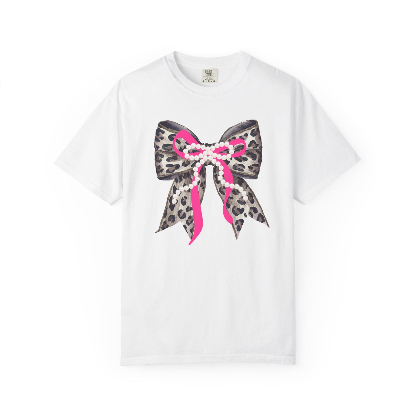 Pearl Leopard Bow T-Shirt