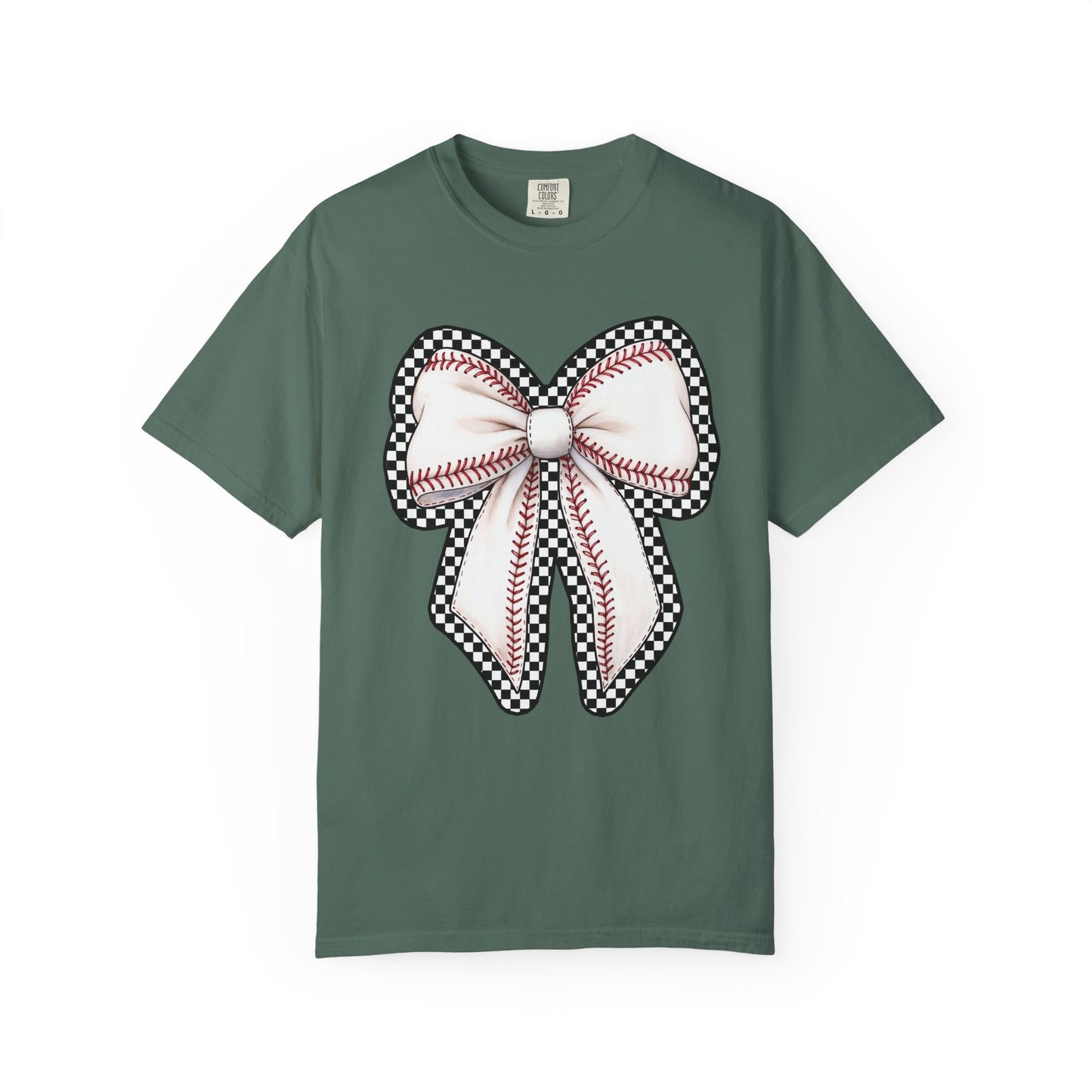 Baseball Stitch Bow T-Shirt