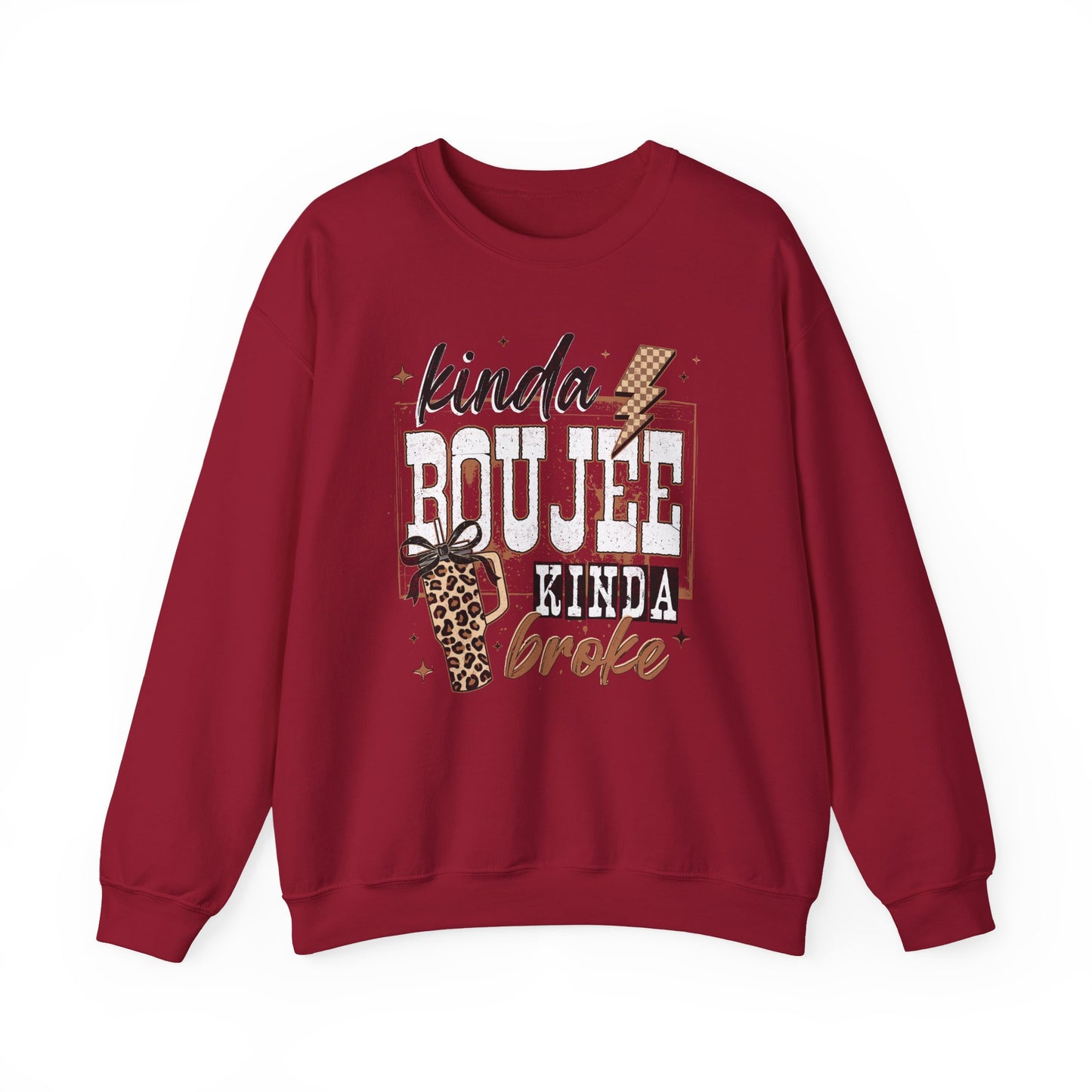 “Kinda Boujee Kinda Broke” Crewneck