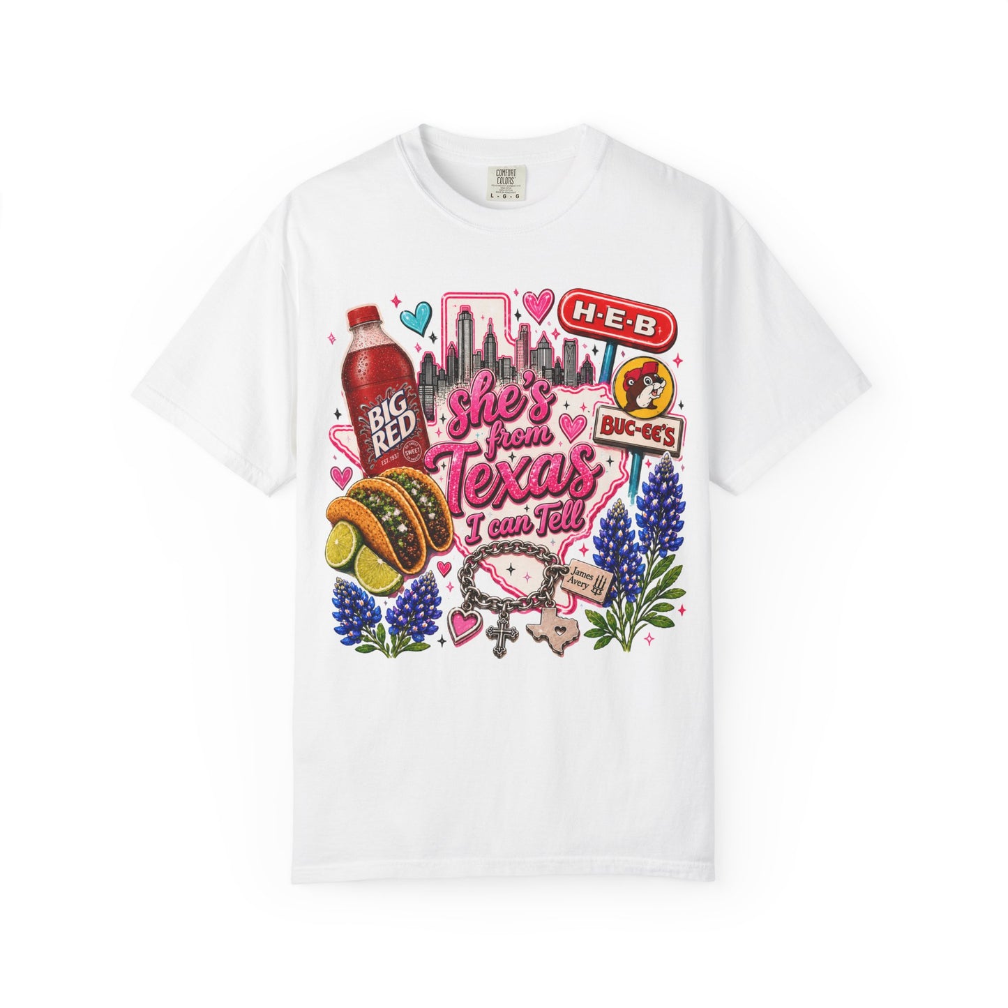 Big Red - "She's from Texas I can tell" T-Shirt