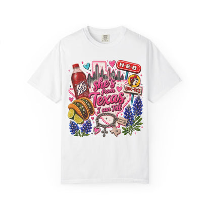 Big Red - "She's from Texas I can tell" T-Shirt