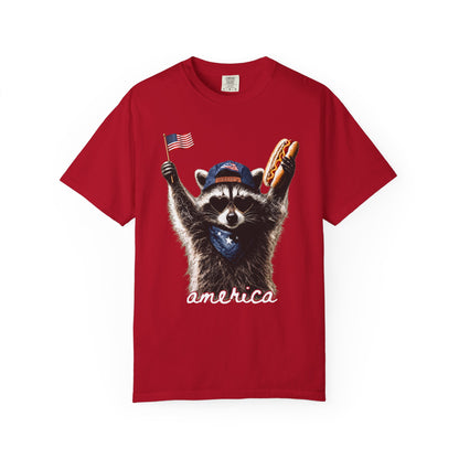 America Raccoon T-Shirt