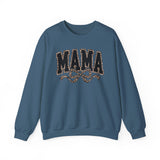 Leopard Print "MAMA" Crewneck