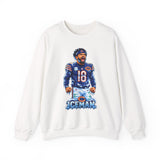 Iceman Football Player Graphic Crewneck